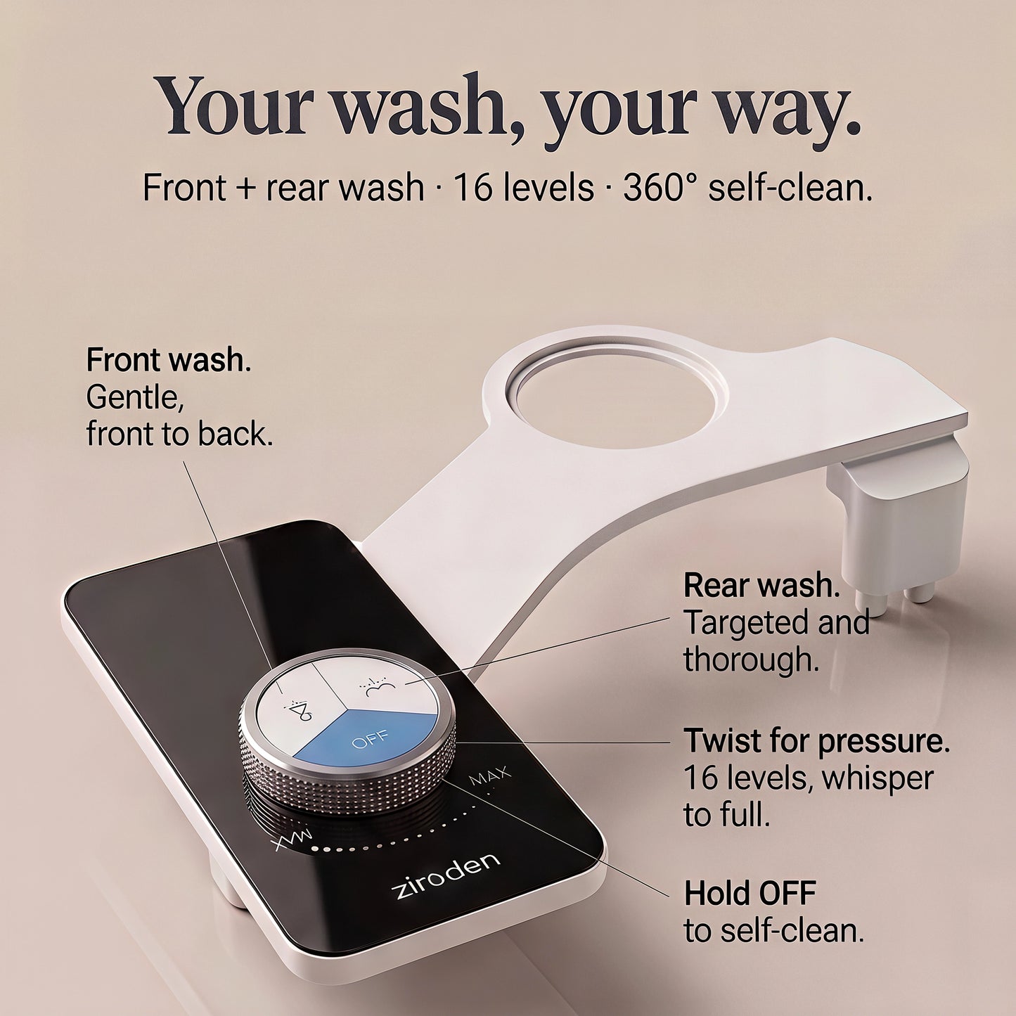 Ziroden® Bidet Attachment